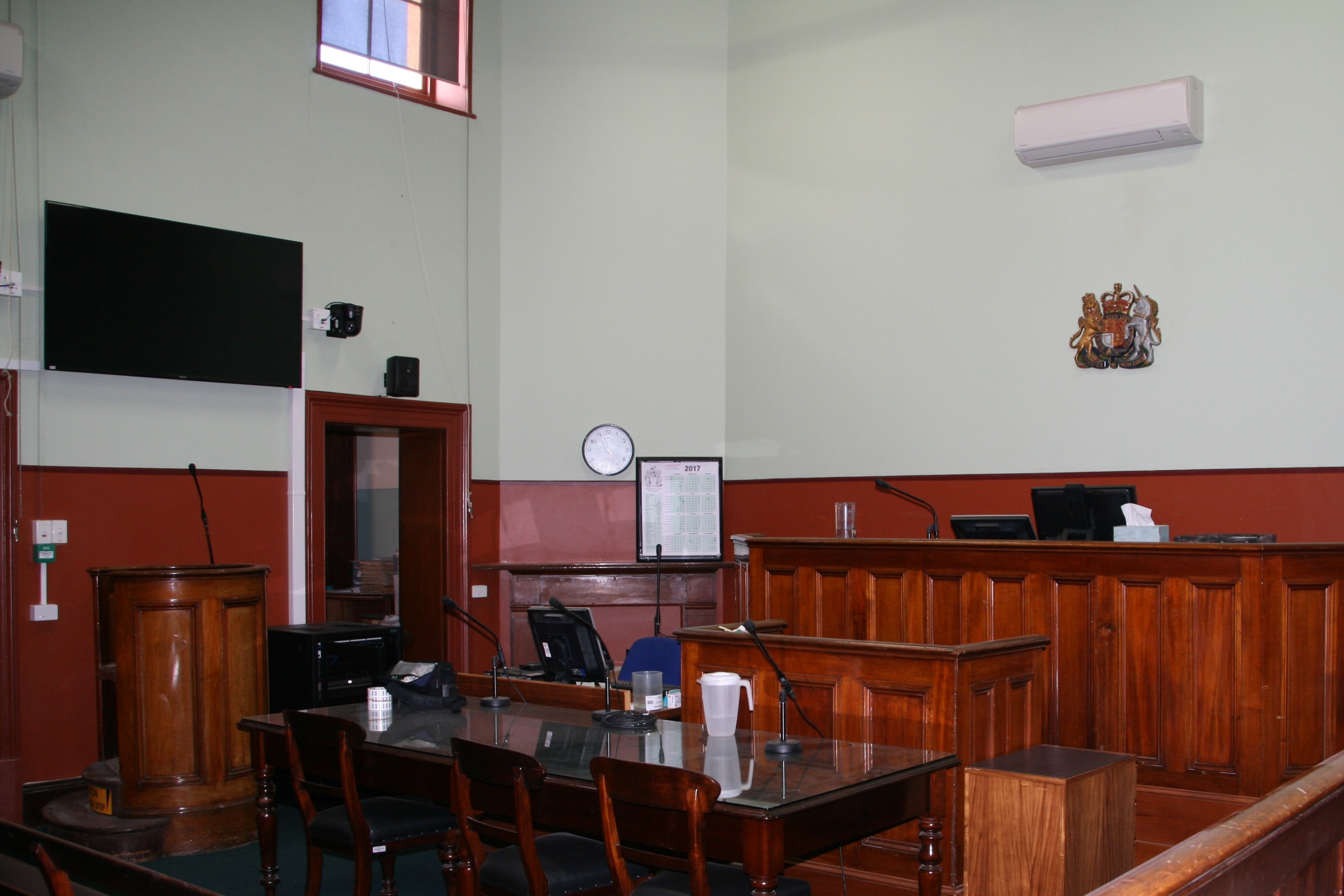Courtroom at Bacchus Marsh Magistrates' Court