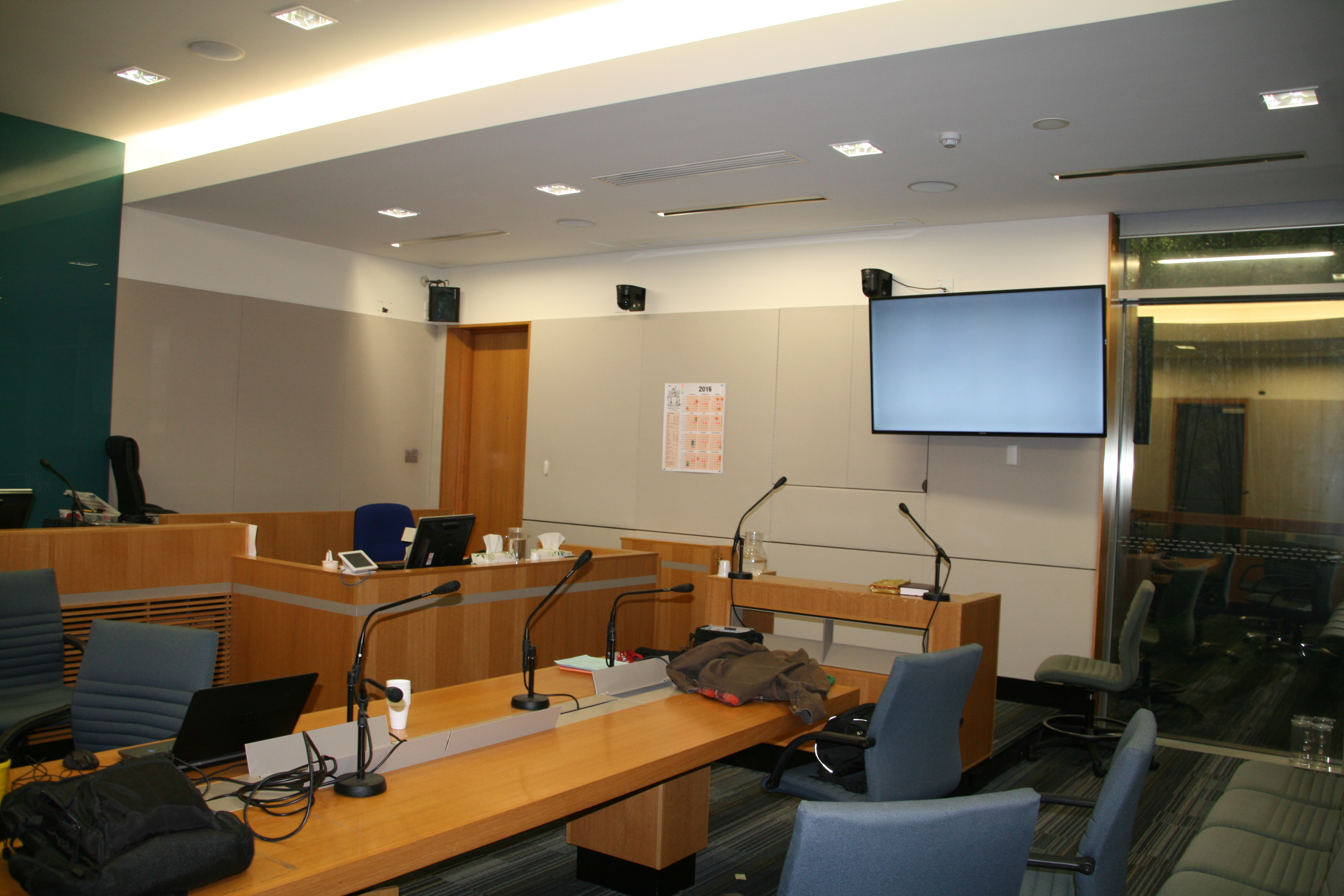 Courtroom in the Moorabbin Justice Centre