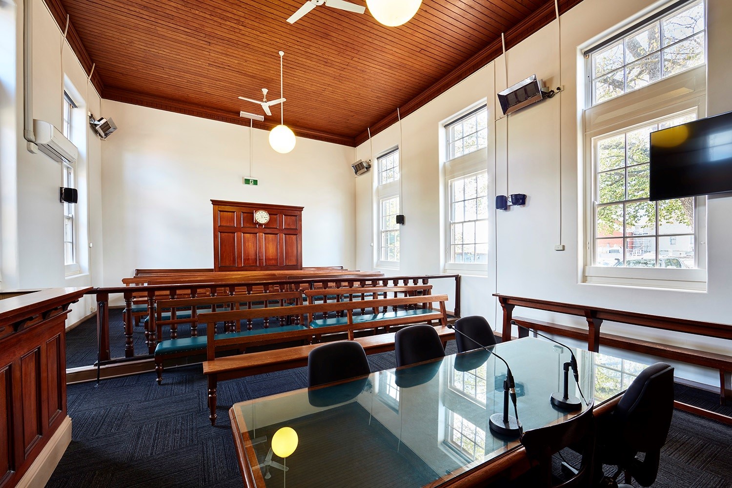 Courtroom inside KynetonMagistrates' Court